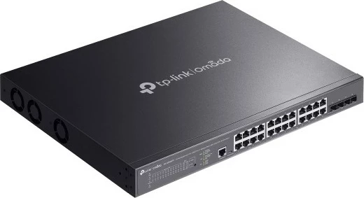 Switch TP-Link Omada SG3428XMPP, 24 porta Gigabit, PoE, 10G, rackmount, i zi