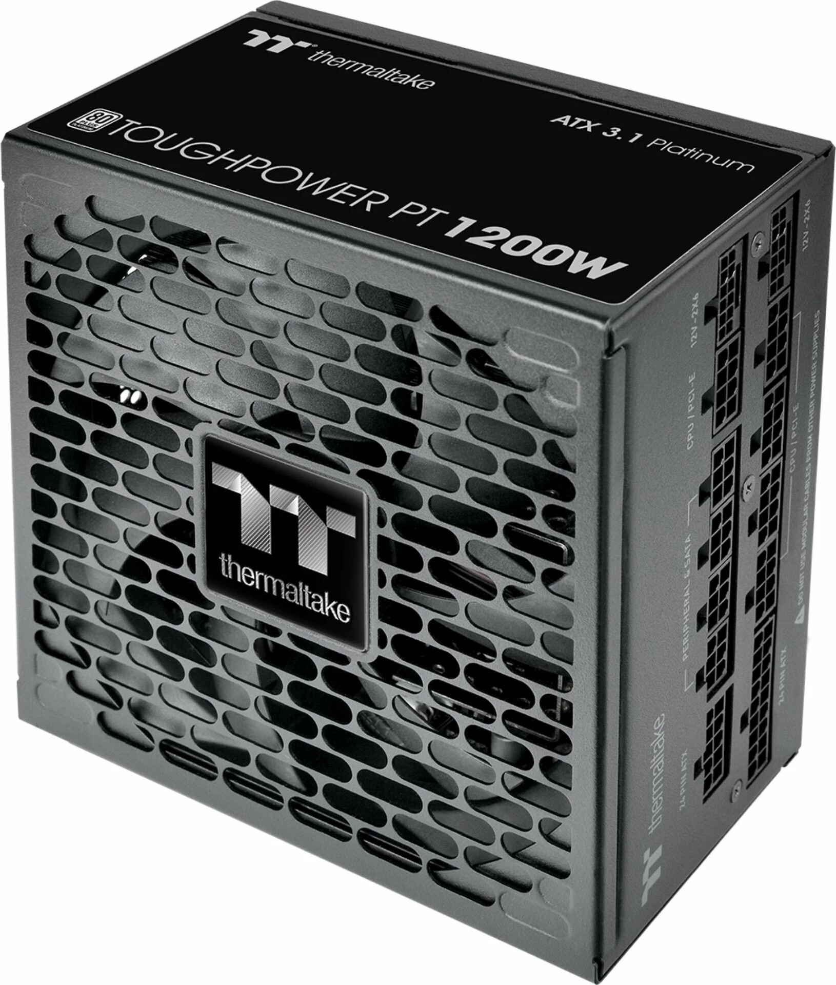 Furnizues energjie Thermaltake Toughpower PT-1200W 1200W ATX 3.1 80 Plus Platinum plotësisht modular, e zezë