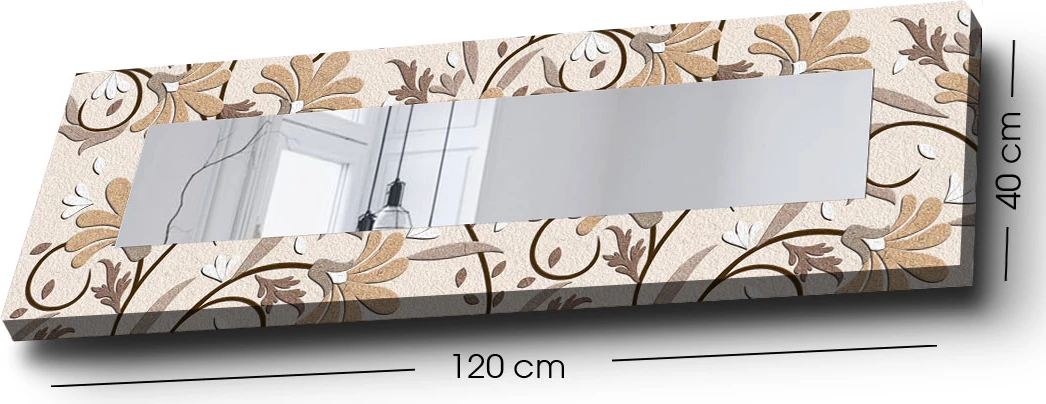 Pasqyrë dekorative Wallity, 40120YMA-31, shumëngjyrëshe, 40x120cm