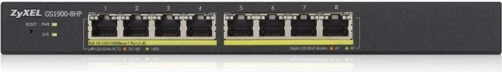 Switch Zyxel GS1900-8HP-EU0103F