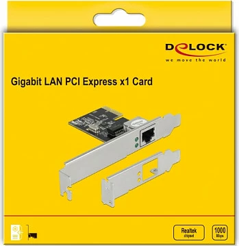 Kartë rrjeti DeLOCK RTL8111, PCI Express x1, 1x RJ45 Gigabit LAN