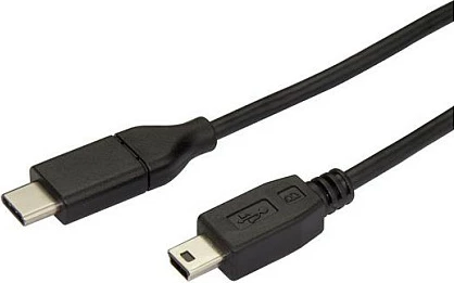 Kabllo USB-C në Mini-USB StarTech, 2m, USB 2.0, e zezë
