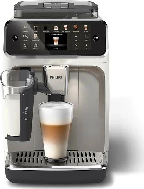 Aparat kafeje Philips 5500 series EP5543/90, 1.8L, 1500W, i bardhë