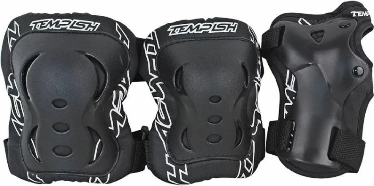 Set mbrojtës për sporte dimërore Tempish, unisex, të zeza [Madhësia: L]