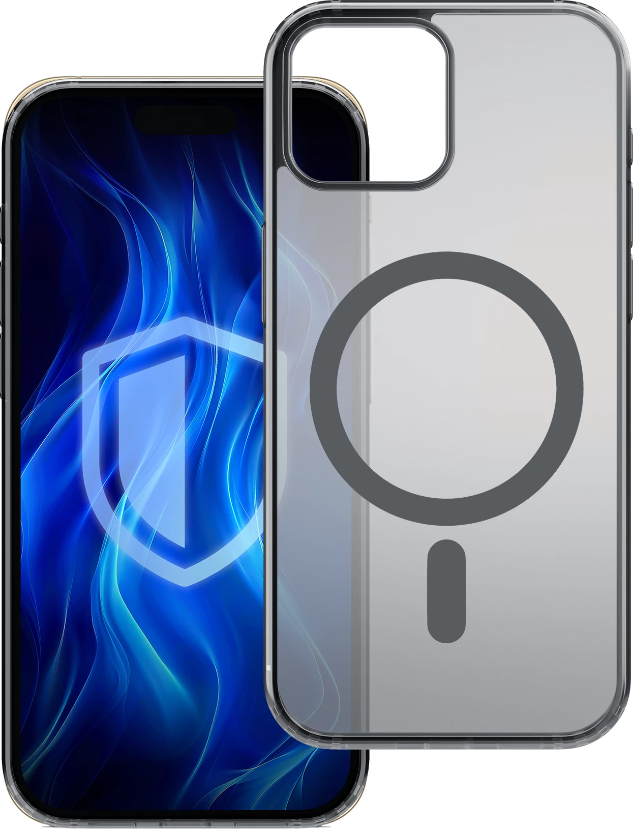 Mbështjellës 3mk Frosty MagCase për iPhone 14 Plus, i zi