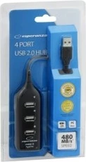Hub USB Esperanza EA116, 480 Mbit/s, i zi