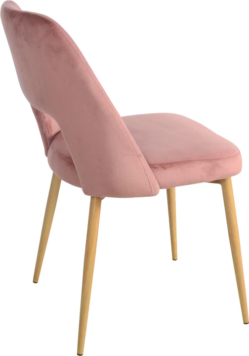 Karrige Murde, kadife 'rotten apple', këmbë metalike natyrale, 48.5x61x89cm