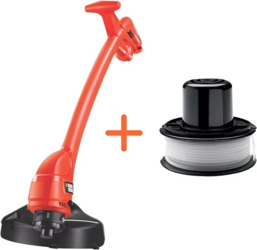 Trimer elektrik me fije Black&Decker GL360SB 350W, prerje 25 cm, me fije shtesë 6 m, portokalli/zi