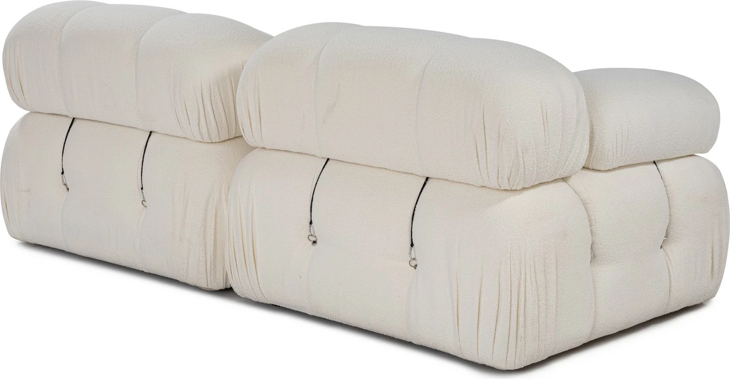 Divan dy ulëshe Atelier del Sofa, Bubble 2 Seater (L1-1R), krem