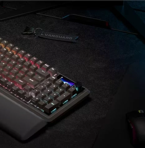 Tastierë Corsair VANGUARD PRO 96 MGX, RGB, me kabllo, e zezë