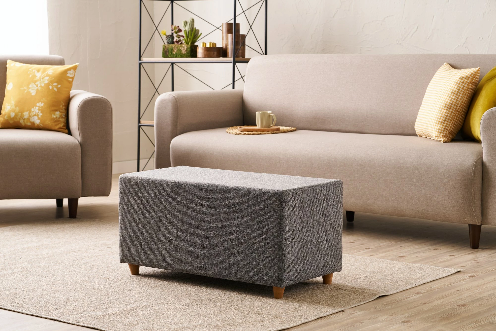 Puf Atelier del Sofa, ngjyrë antracit, Urla