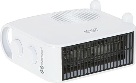 Ngrohës me ventilator, Adler AD 7725w, 2000 W, 2 nivele, termostat, i bardhë