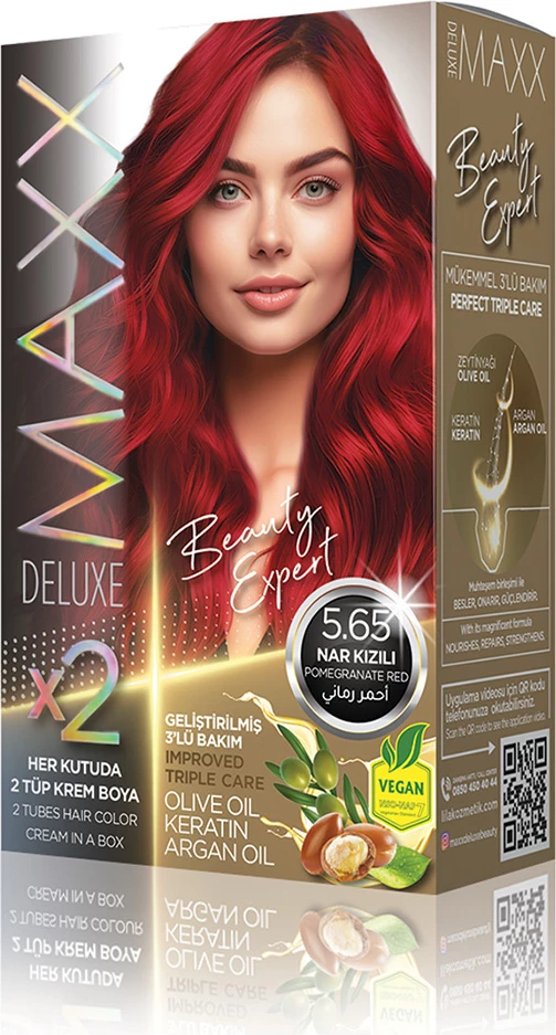 Ngjyrë për flokë SET B-EXPERT 5.65 Pomegrenate Red, 2 x 50 ml