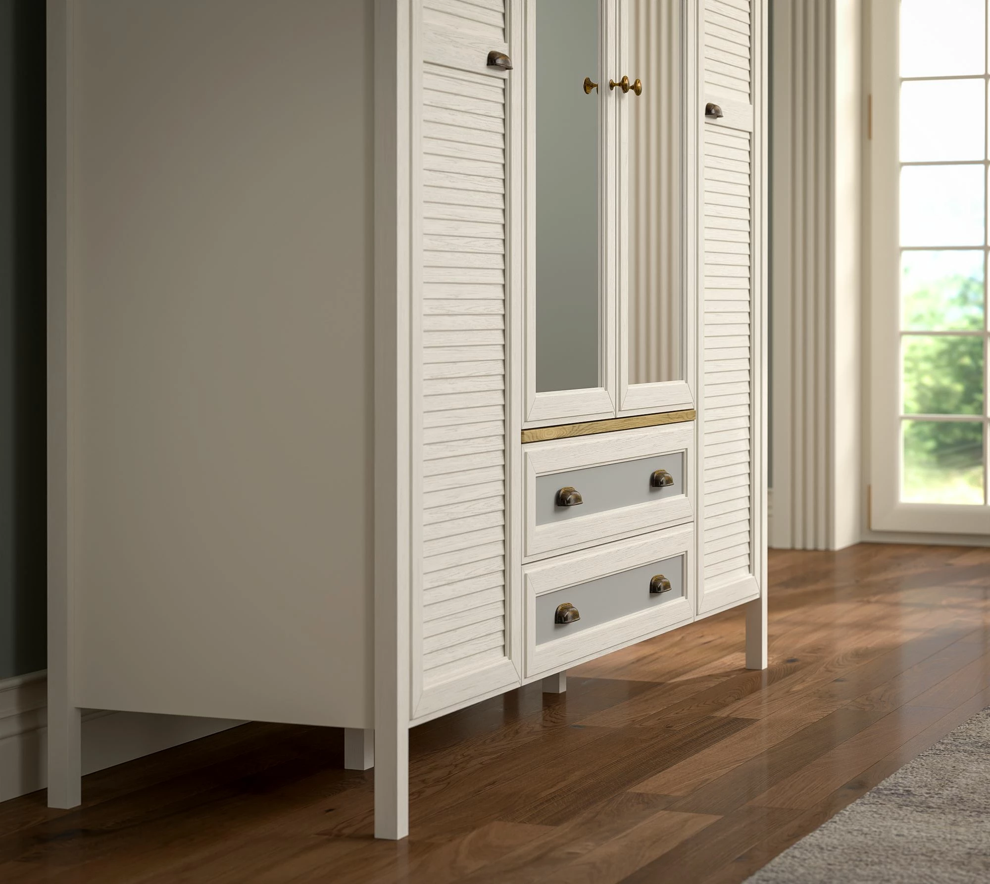 Dollap Skye Decor, FRN-21004, krem, lis, gri