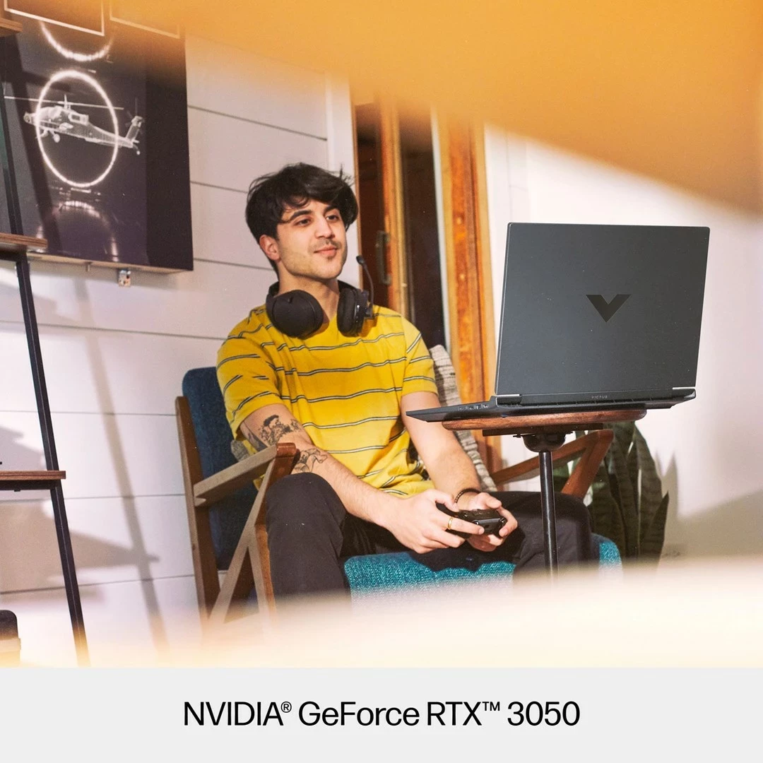 Laptop HP Victus 15-fa0999nw, 15.6", Intel Core i5, 16GB RAM, 512GB SSD, Nvidia GeForce RTX 3050, hiri