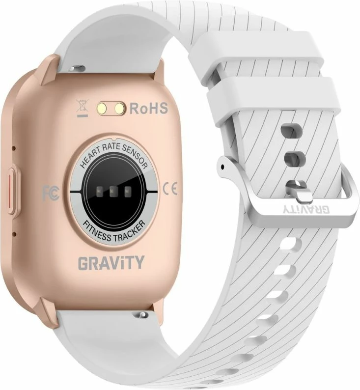 Smartwatch Gravity GT43-4, rozë, set me rrip dhe byzylyk
