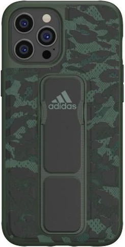 Mbështjellës Adidas SP Grip Case Leopard për iPhone 12 Pro Max, i gjelbër