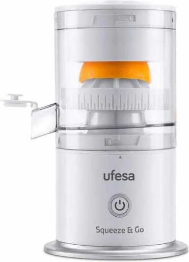 Shtrydhëse agrumesh UFESA Squeeze & Go 71205623, 45 W, 220 ml, USB-C, bateri 1500 mAh, e bardhë