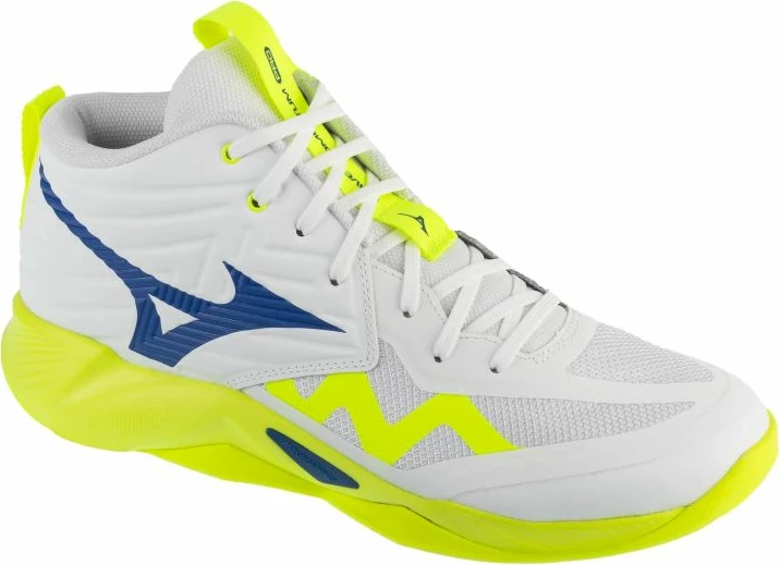 Atlete volejbolli Mizuno Wave Momentum Pro Mid V1GA254539, të bardha [Madhësia: 40]