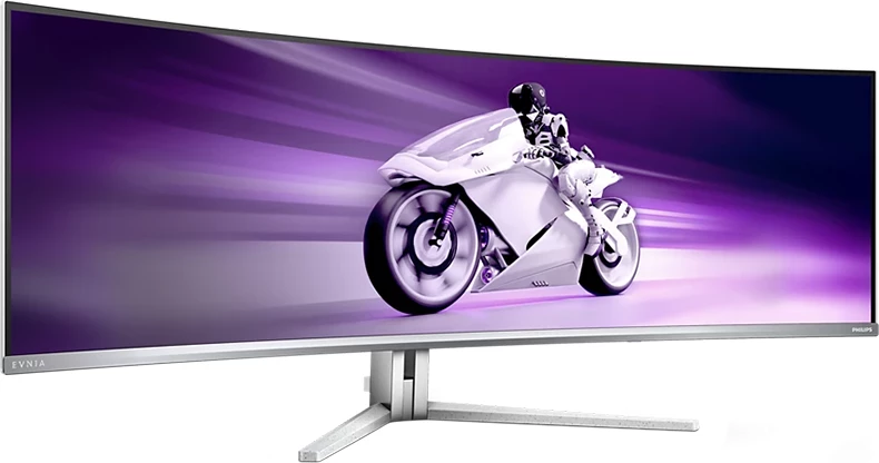 Monitor Philips Evnia 49M2C8900L/00 49in QD-OLED 5120x1440 144Hz 0.03ms 32:9 USB-C 90W, i bardhë