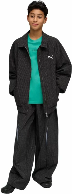 Maicë fëmijësh Puma ESS Small No. 1 Logo Centered, e gjelbër