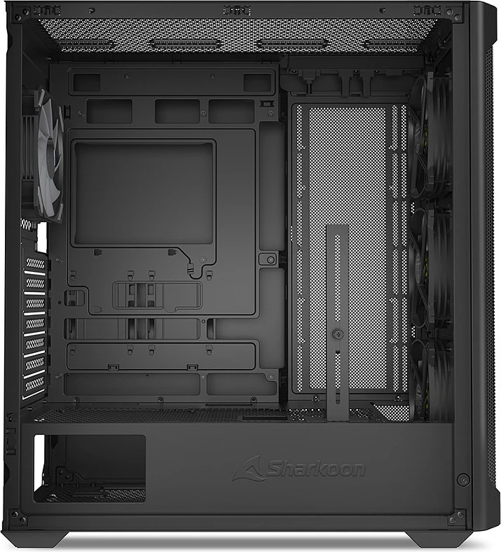 Kasë Sharkoon AK4W RGB ATX 1xGlas e zezë