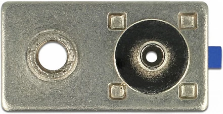 Konektor RF DeLOCK 89743 FAKRA C mashkull, kontakte të arta, blu