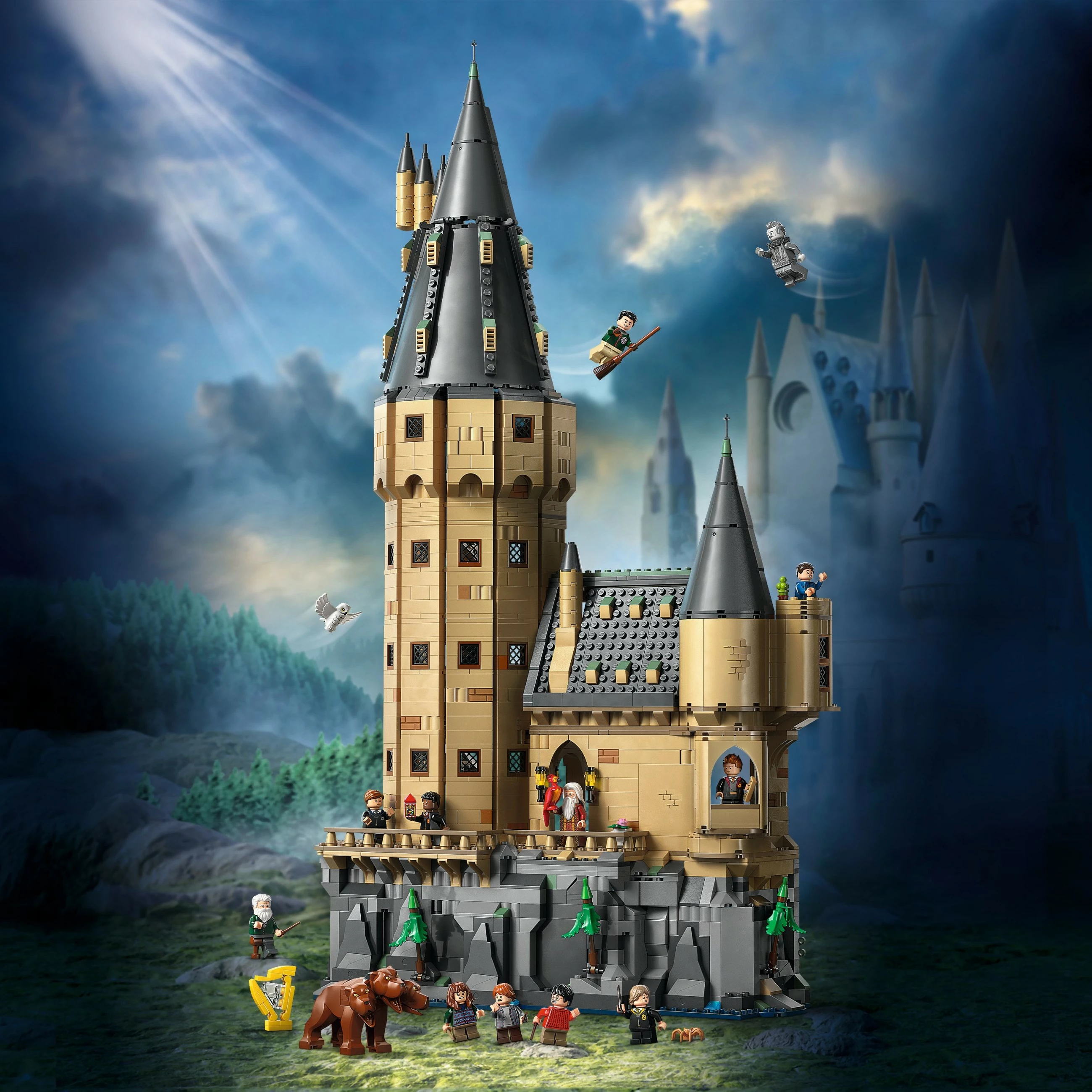 Set ndërtimi LEGO Harry Potter 76454, Kulla kryesore, 2135 pjesë, multikolor