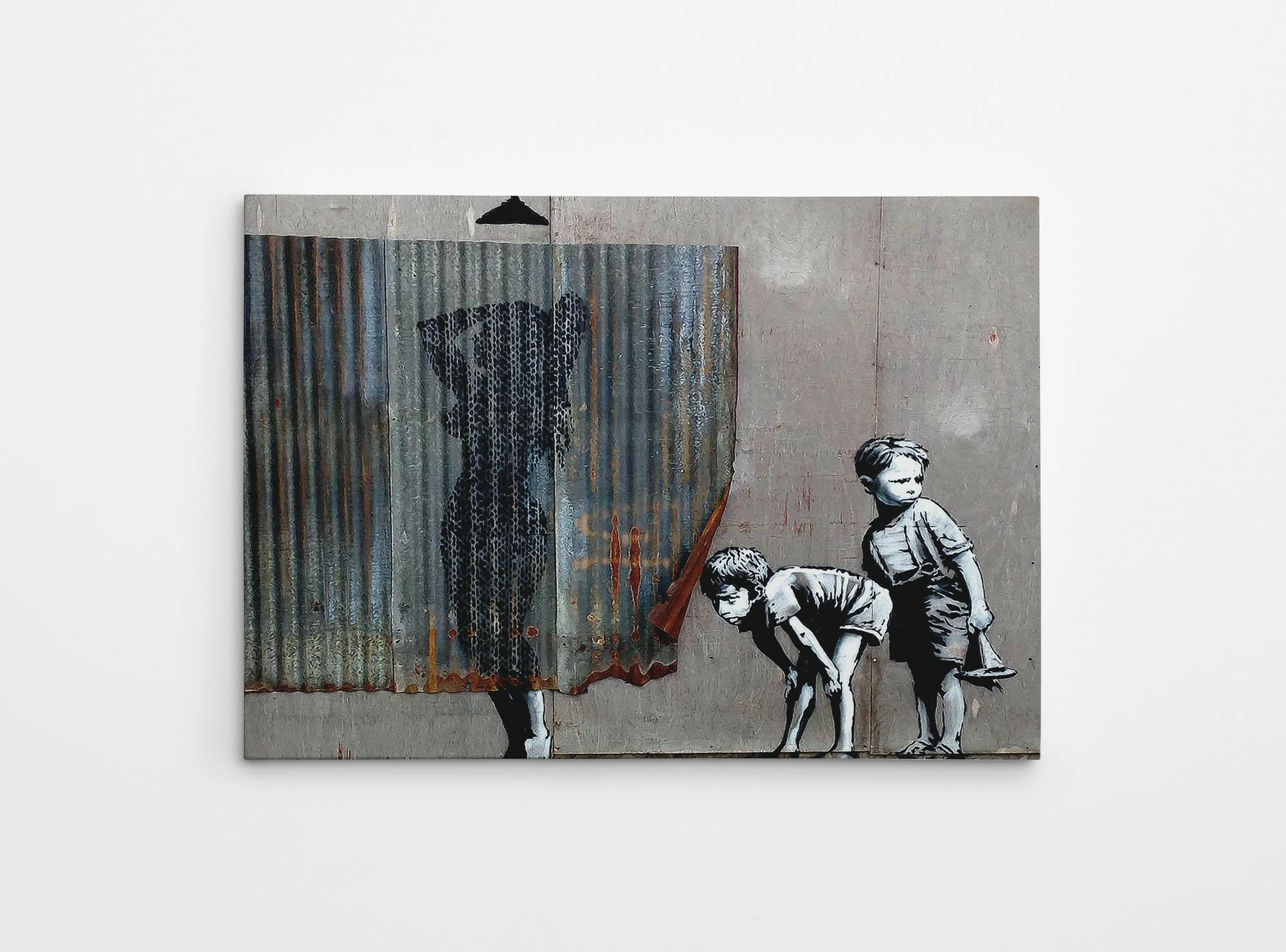 Pikturë dekorative në kanavacë, Banksy, shumëngjyrëshe, KNV4567_70100, 70x100cm