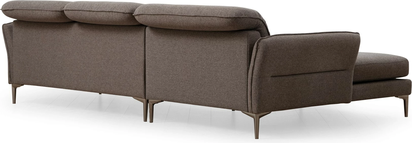 Kënd-sofë Atelier del Sofa, kënd majtas, ngjyrë gri