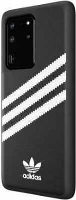 Mbështjellës Adidas OR Molded Case për Samsung Galaxy S20 Ultra, zi dhe bardhë