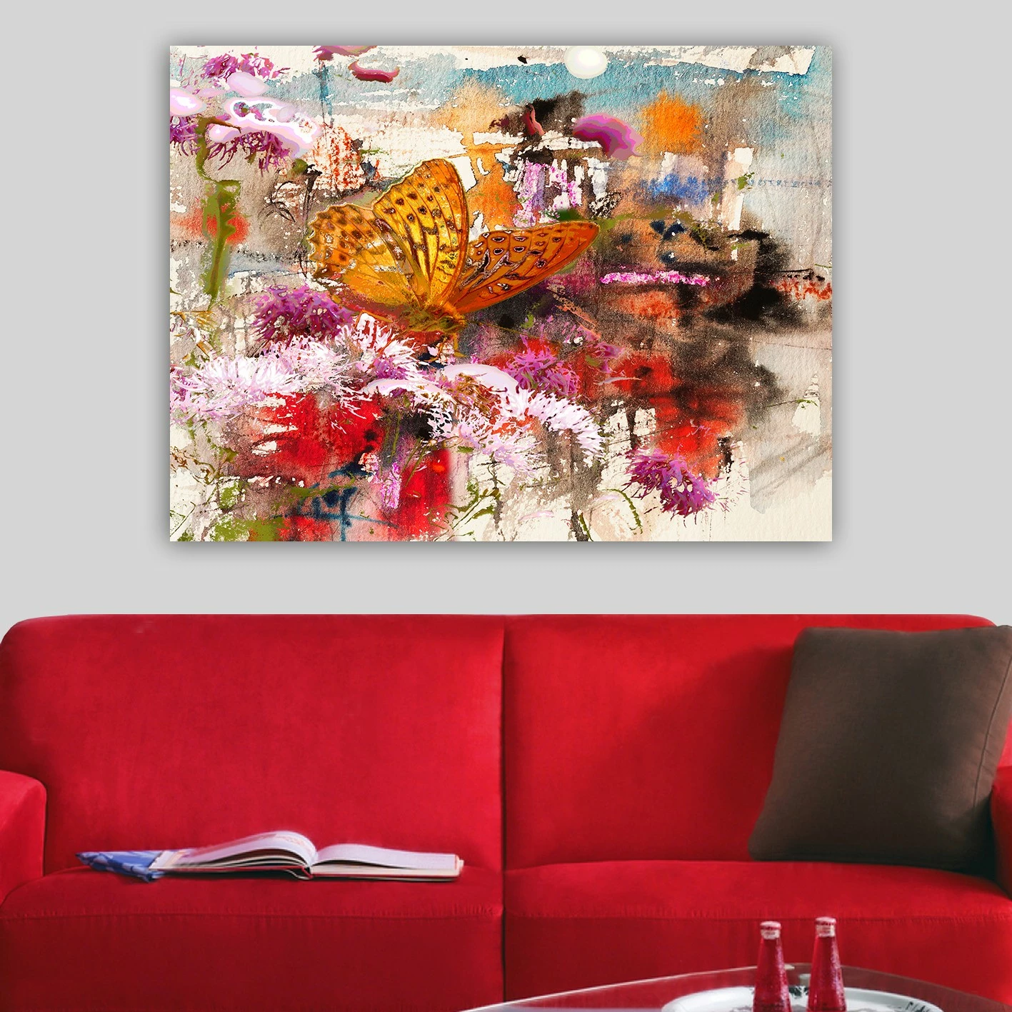 Pikturë dekorative në kanavacë, shumëngjyrëshe, Wallity, 70x100cm