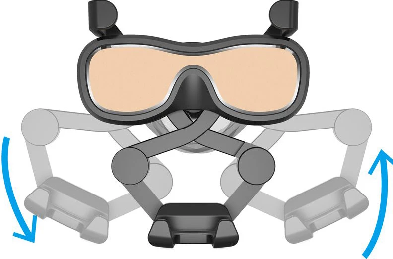 Mbajtës graviteti për celular Hurtel YC06 me freskues ajri, i zi