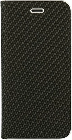 Mbështjellës flip HAVANA Premium 10443 për Xiaomi Redmi 7A, xhep për kartelë, mbyllje magnetike, e zezë karbon