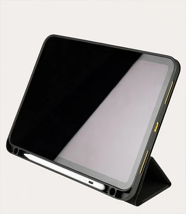 Mbështjellës folio Tucano UP për iPad 10.9" 10th/11th Gen, me stand & vend lapsi, i zi