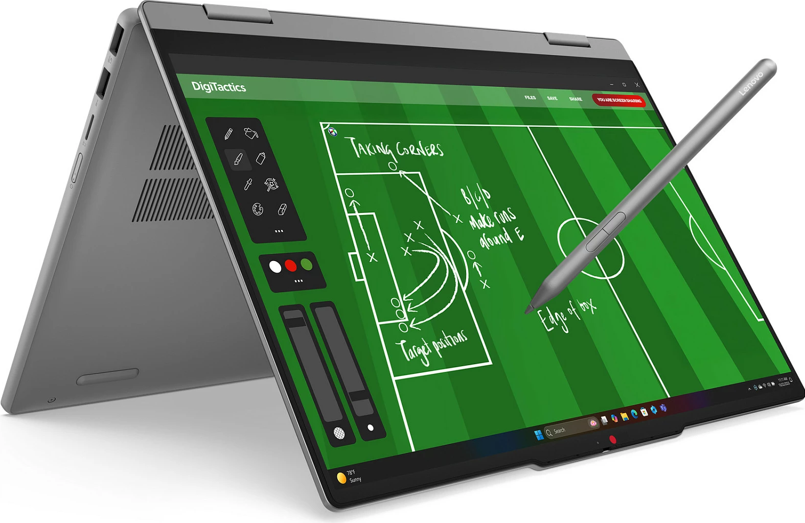 Laptop Lenovo IdeaPad 5 2in1 RYZ AI 7 445, 16GB RAM Memorje, 512GB SSD, 14" WUXGA, Luna Grey