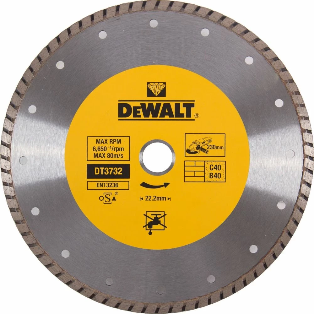 Disk prerës diamant DeWalt DT3732 230 mm 22.2 mm