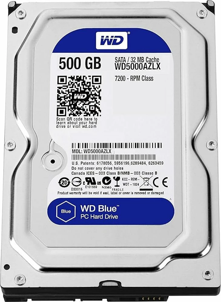 Hard disk WD Blue WD5000AZLX 500GB 3.5" SATA III 7200rpm 32MB cache