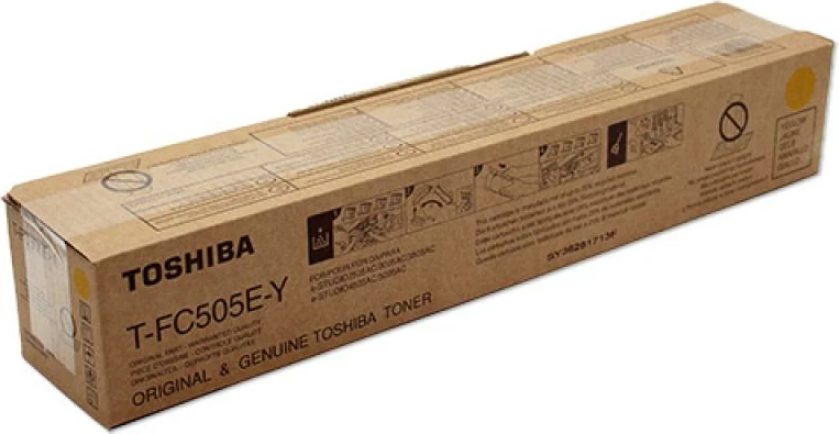 Toner Toshiba T-FC505E/TFC505E origjinal, rendiment deri 24,000 faqe, e verdhë