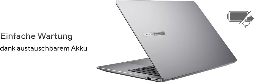 Laptop ASUS ExpertBook P5405CSA-NZ0101, Intel Core Ultra 5, 16 GB RAM, 512 GB, Misty Grey