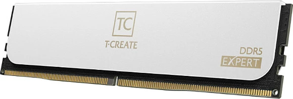 RAM Memorje Team Group T-CREATE EXPERT 32GB (2x16GB) DDR5 6000MHz CL30, AMD EXPO, e bardhë