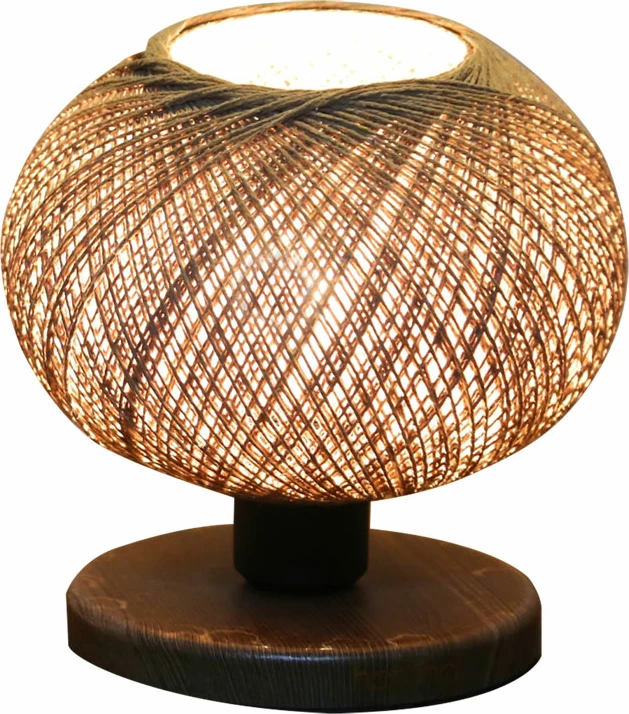 Llambë tavoline Povilia bezhë-e zezë D20x30cm