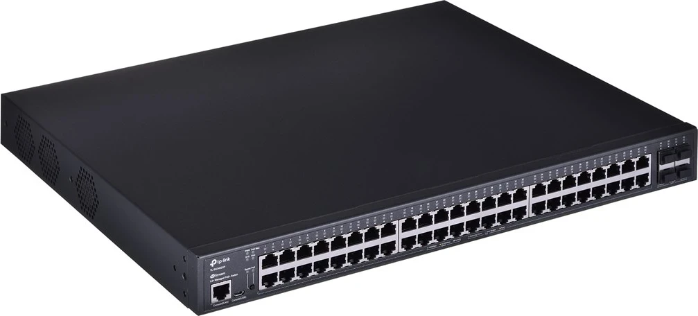 Switch i Menaxhueshëm TP-Link JetStream, 48 Porta Gigabit dhe 4 Porta 10GE SFP+ me PoE+