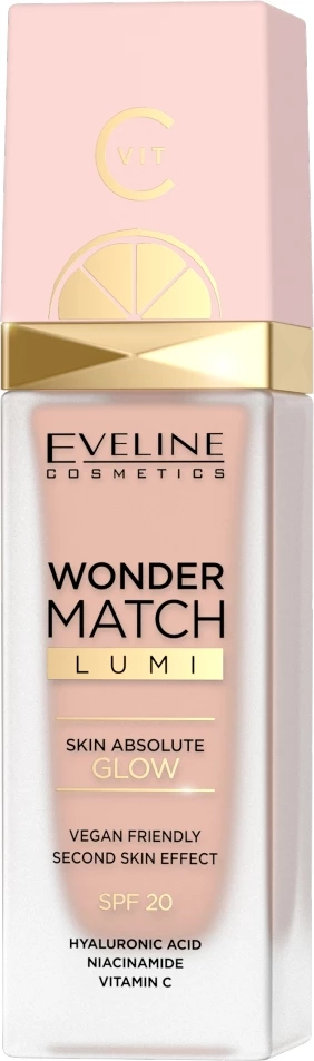 Fondatinë për femra Eveline Cosmetics Wonder Match Lumi 10 Vanilla 30ml