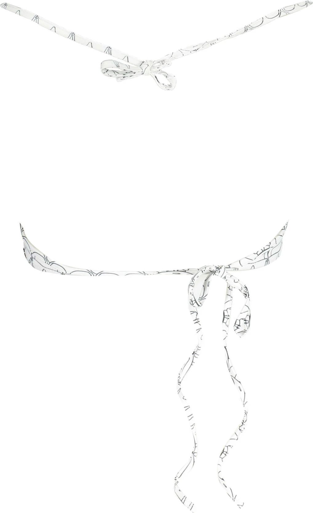 Bikine KARL LAGERFELD BEACHWEAR femra, të bardha