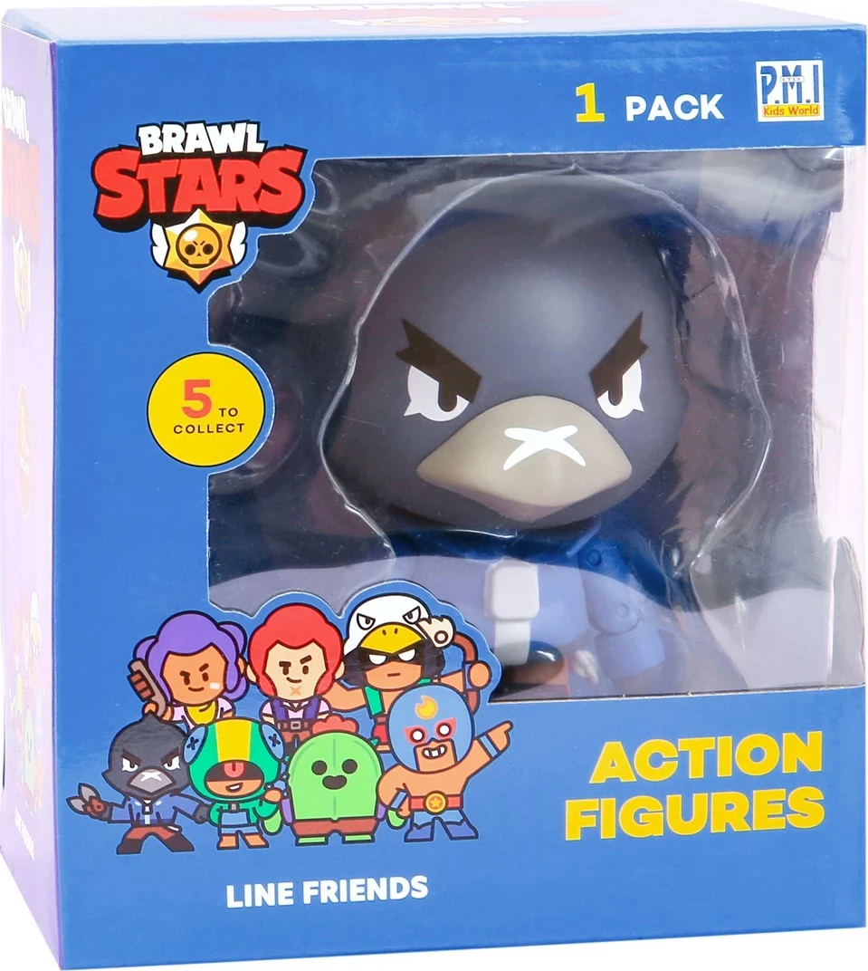 Figurë aksioni Brawl Stars S1, P.M.I. Kids World, Crow, 11cm