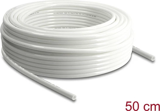 Zorrë pneumatike DeLOCK 10 x 6.5 mm, 50 m, e bardhë