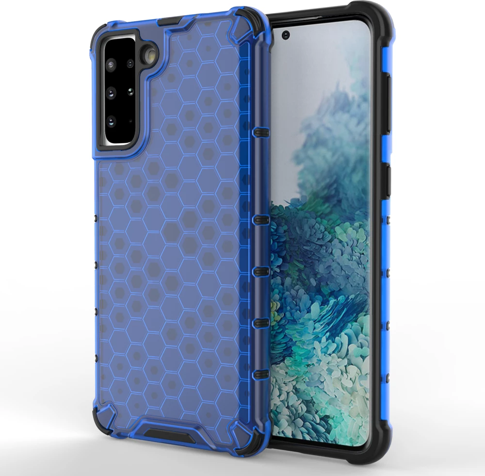 Mbështjellës Hurtel Honeycomb për Samsung Galaxy S22, Blu