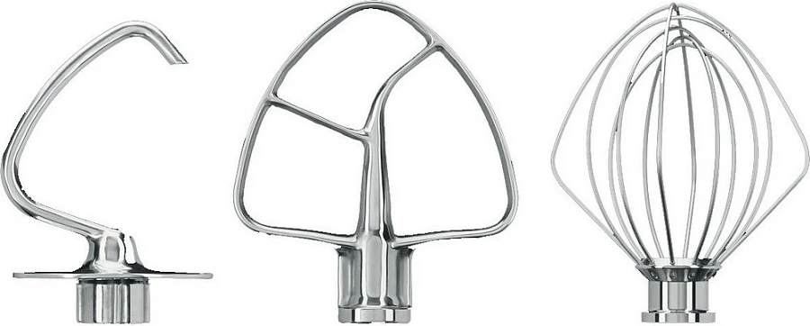Aksesorë mikseri KitchenAid 5KSM5TH3PSS, set 3 copë, çelik inox