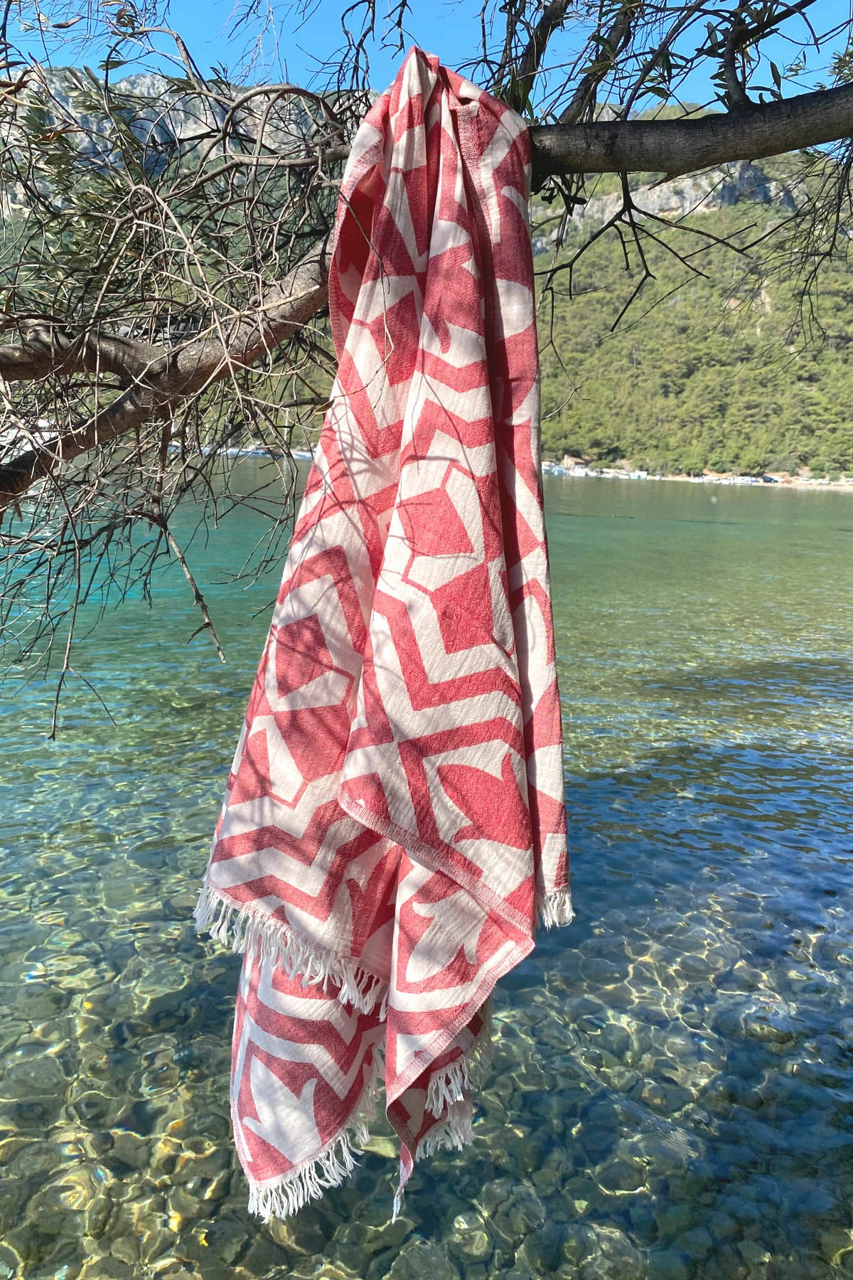 Peshqir plazhi Fouta, Mijölnir, Lalezar, ngjyrë e kuqe